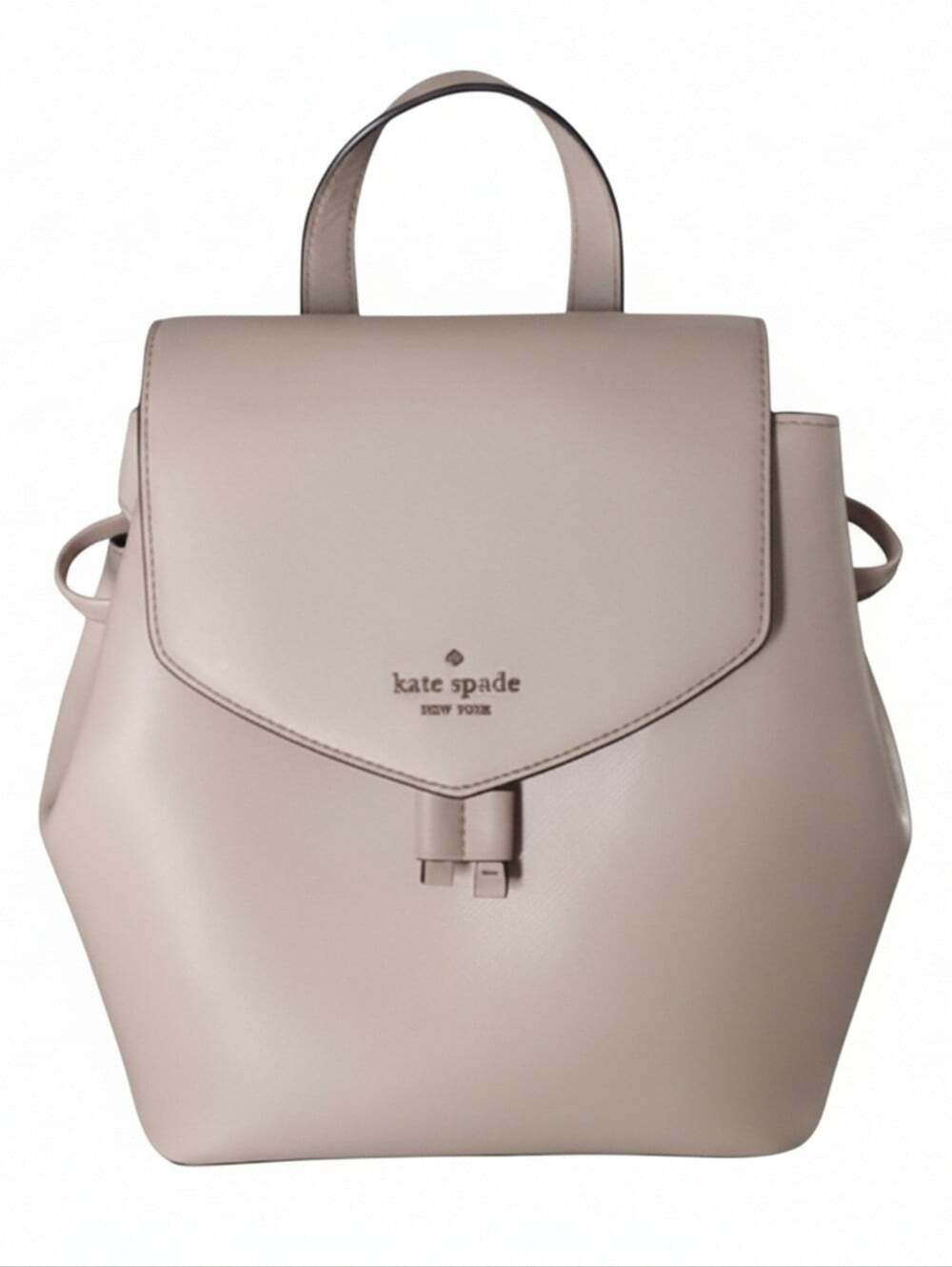 Kate Spade Lizzie Medium Saffiano Flap Backpack Blush